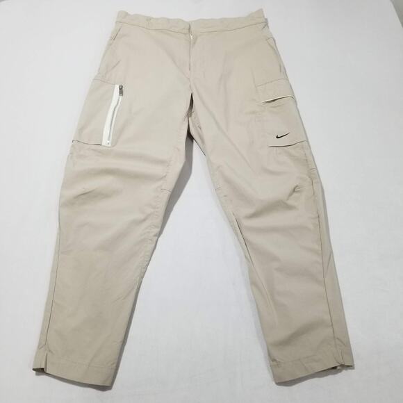 Nike Sportswear Style Woven Unlined Cargo Pants Mens 34 Beige DD7034-236 - Picture 2 of 13